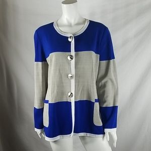 Misook Blue /Grey Jacket *New!